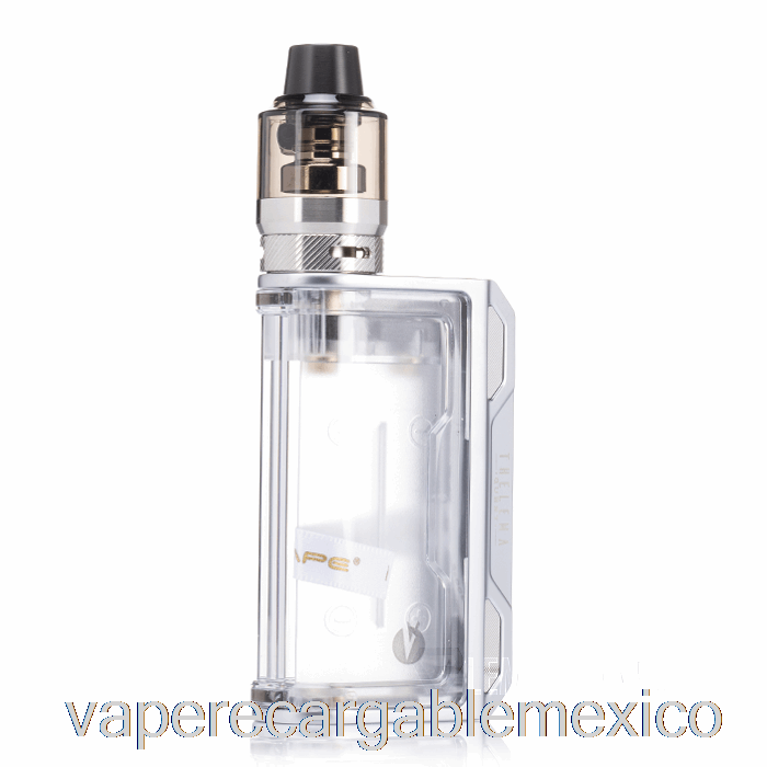 Vape Recargable Perdido Vape Thelema Quest 200w Kit De Inicio Plateado / Transparente